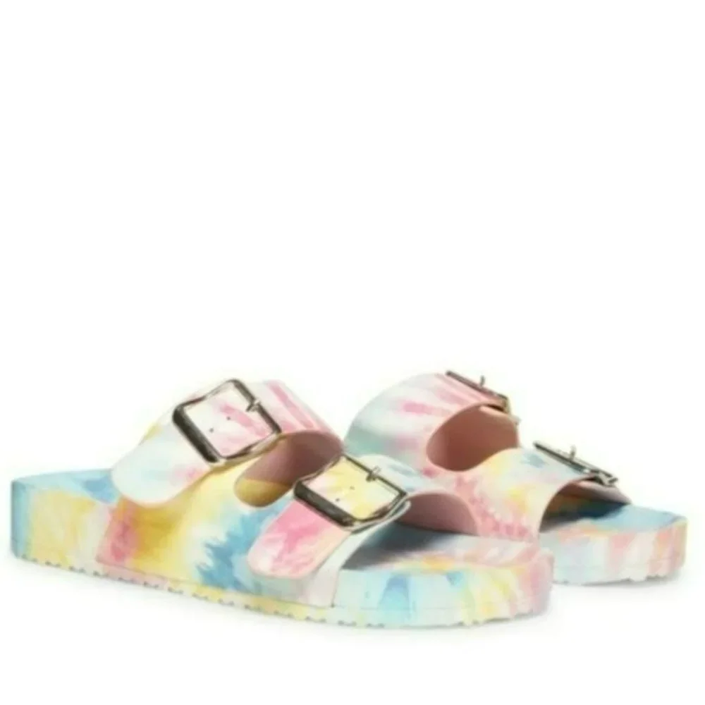 Madden Girl Teddy-T Tie Dye Slide Sandals-7 - Picture 4 of 7